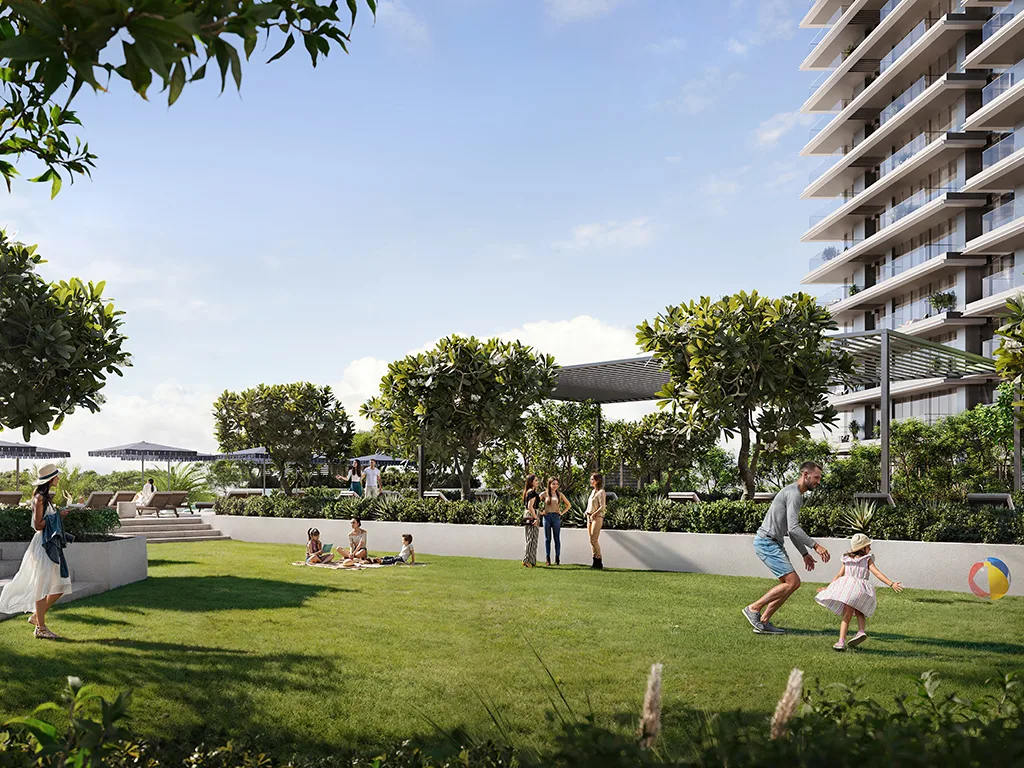 Albero — exterior façade marketing render