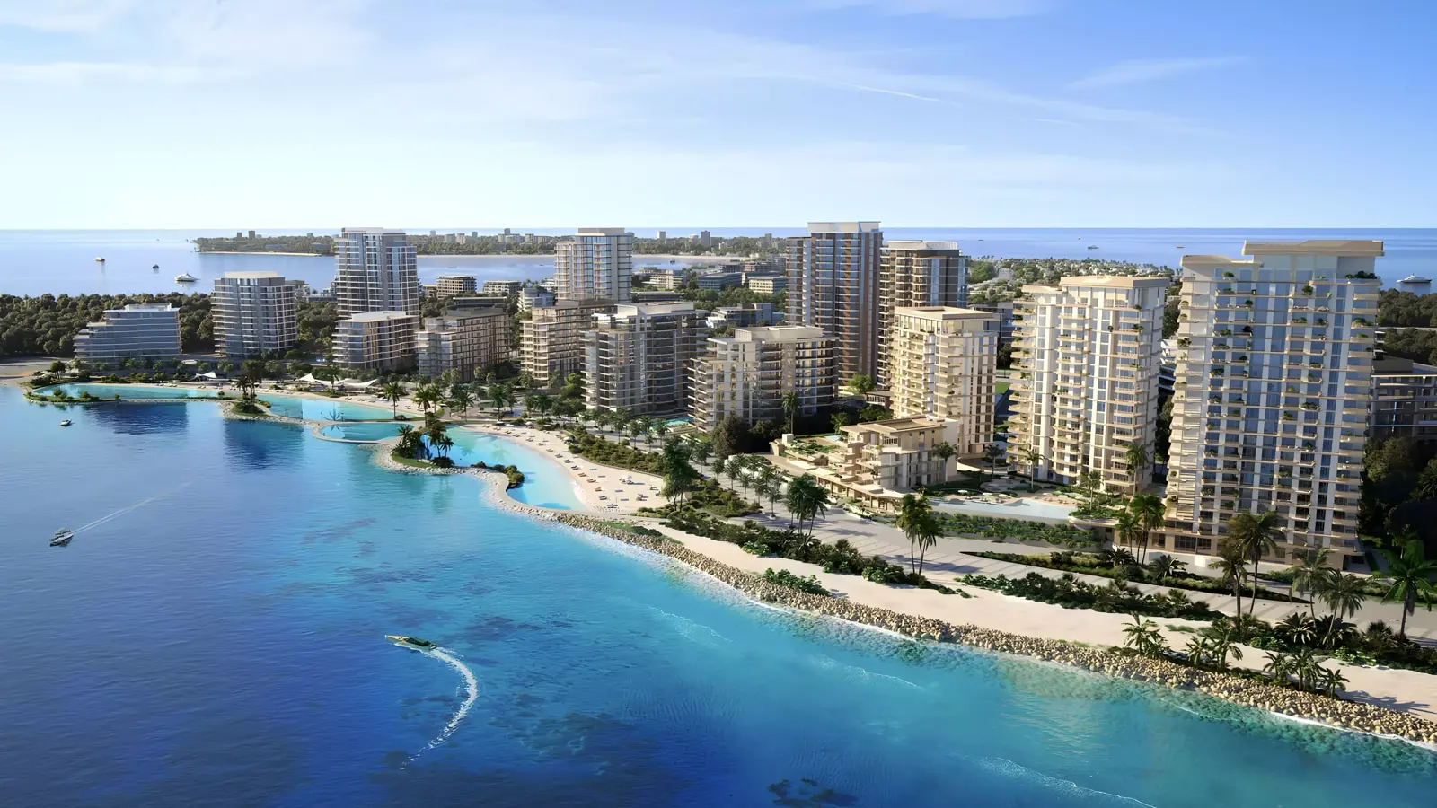 Bay Grove Residences Phase 4 — waterfront exterior marketing still