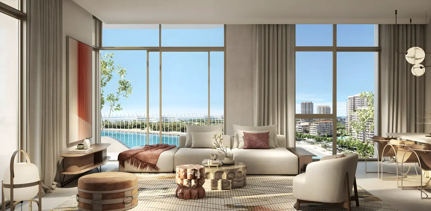 Bay Grove Residences Phase 4 — interior living marketing still