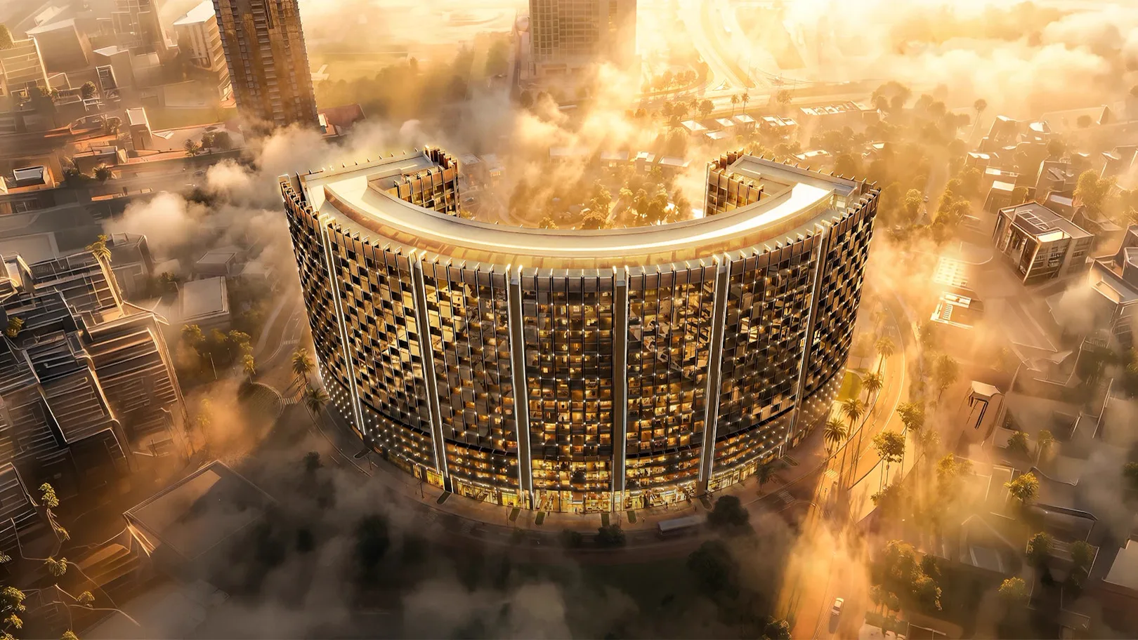 Binghatti Wraith — aerial marketing still