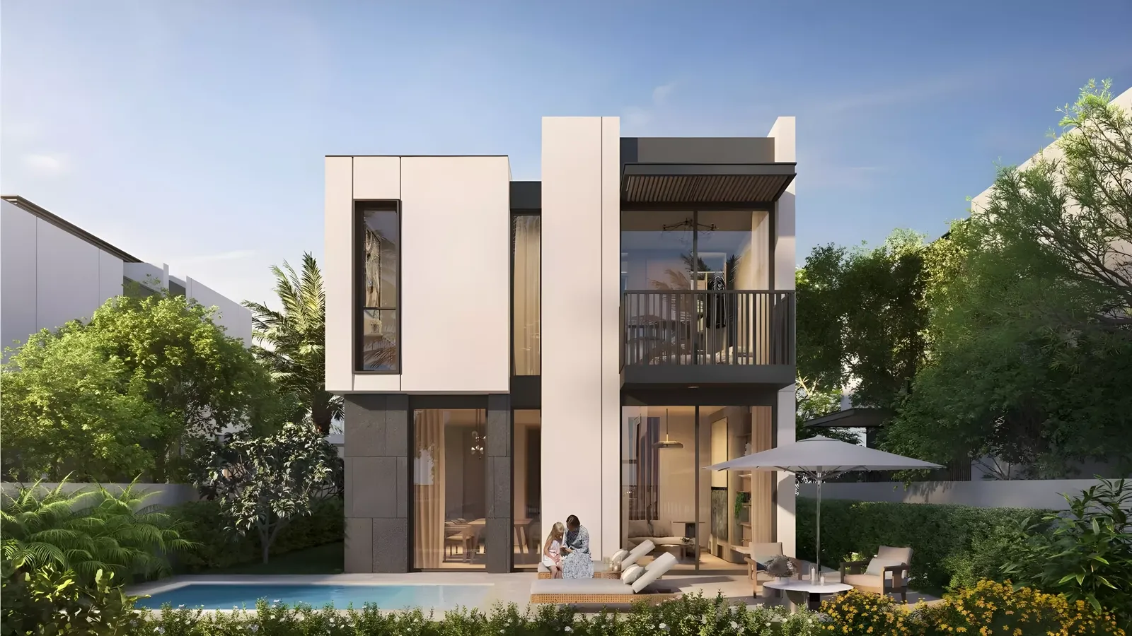 The Wilds by Aldar — marketing still of residential architecture in the master community
