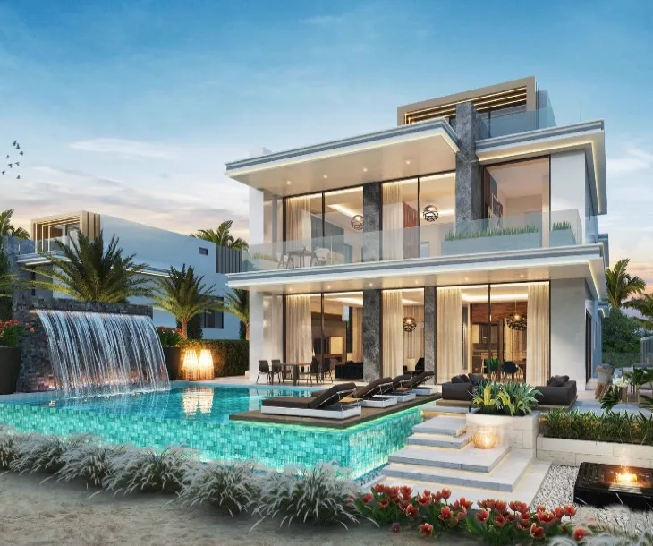DAMAC Islands — villa exterior marketing render