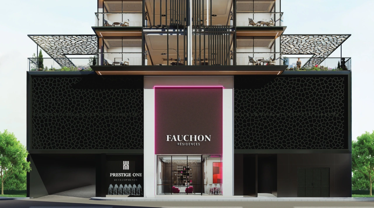 Fauchon Residences — exterior façade detail marketing still