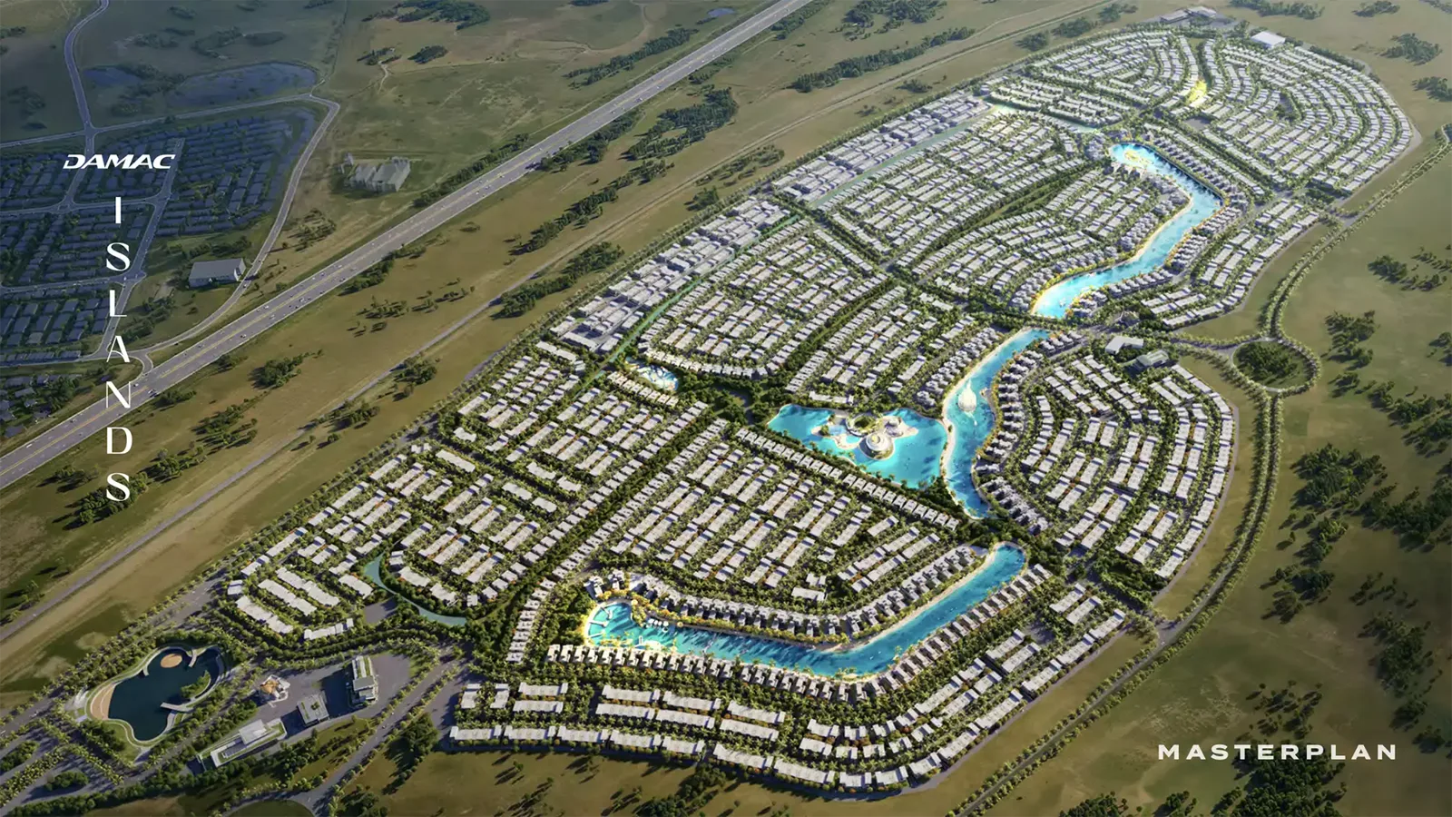 Fiji 2 at DAMAC Islands — Property Finder masterplan marketing still of the DAMAC Islands community