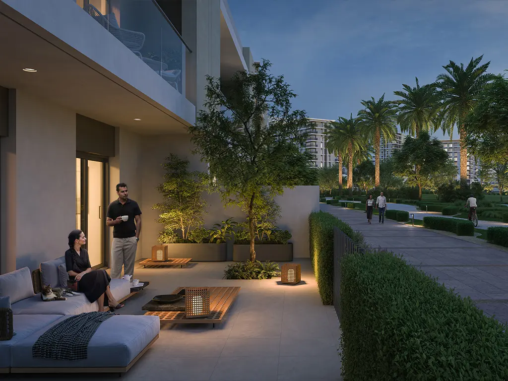 Golf Hills — building façade marketing still