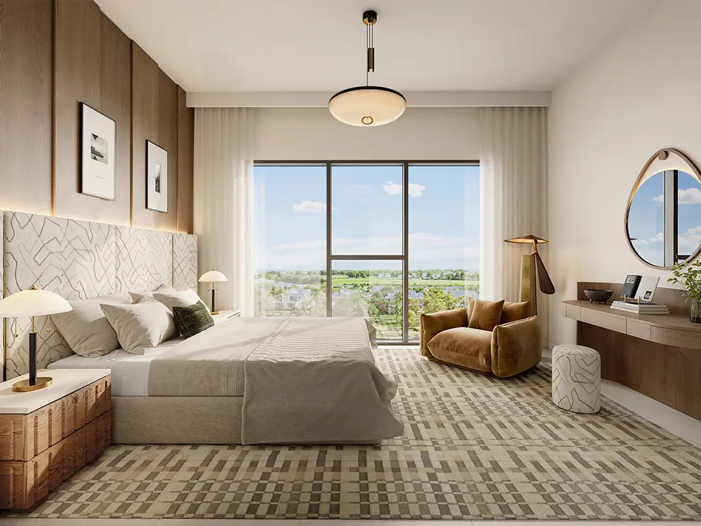 Golf Hills — interior living marketing still