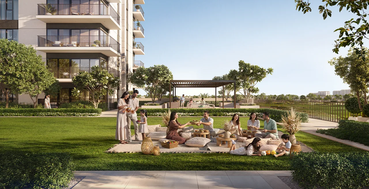 Golf Vale — community exterior and greenery marketing still
