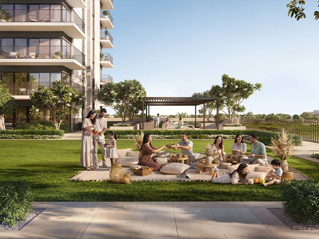 Golf Vale — interior living marketing still