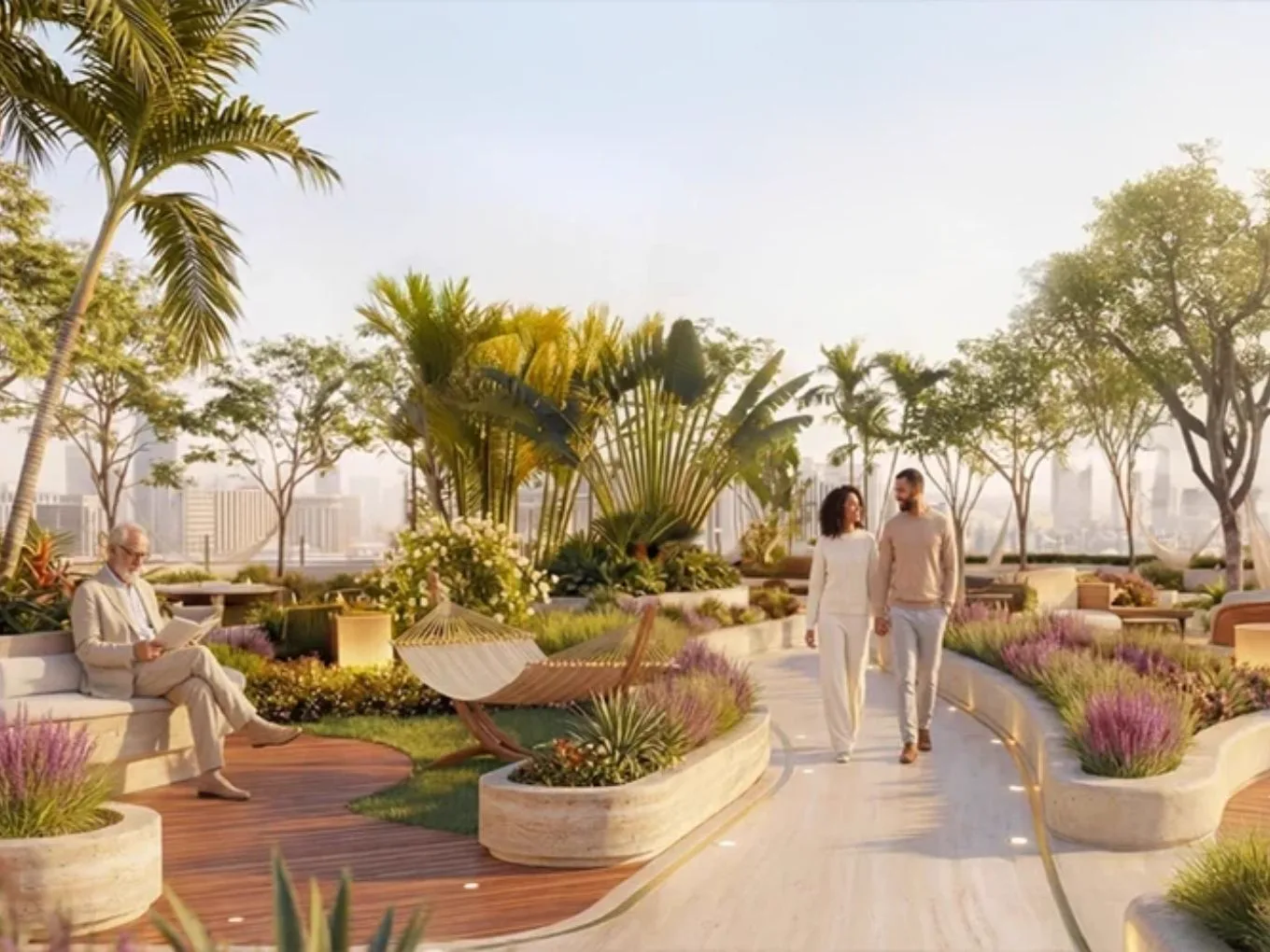Greenz by Danube — sky garden outdoor living marketing render