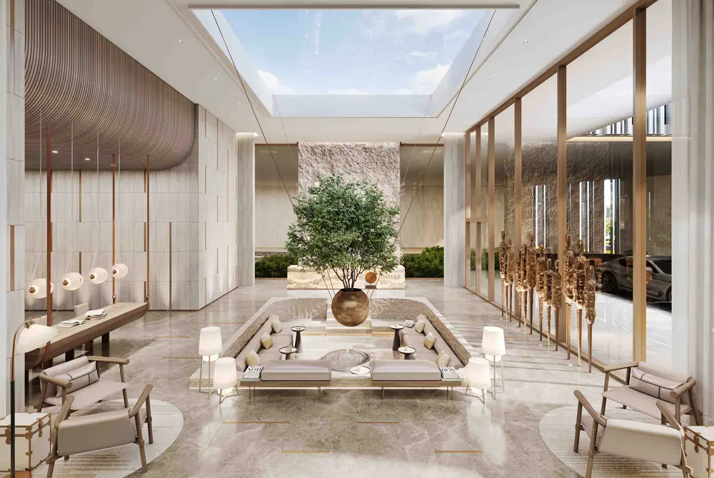 Kamellia by Beyond — spacious lobby marketing still