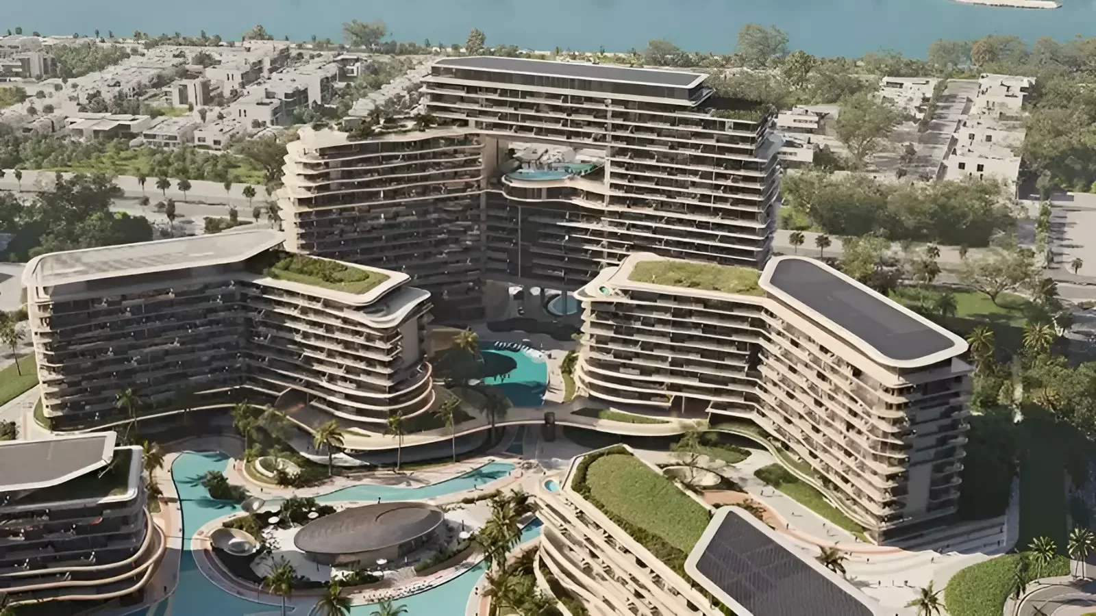 Meriva Gardens — coastal residential marketing still