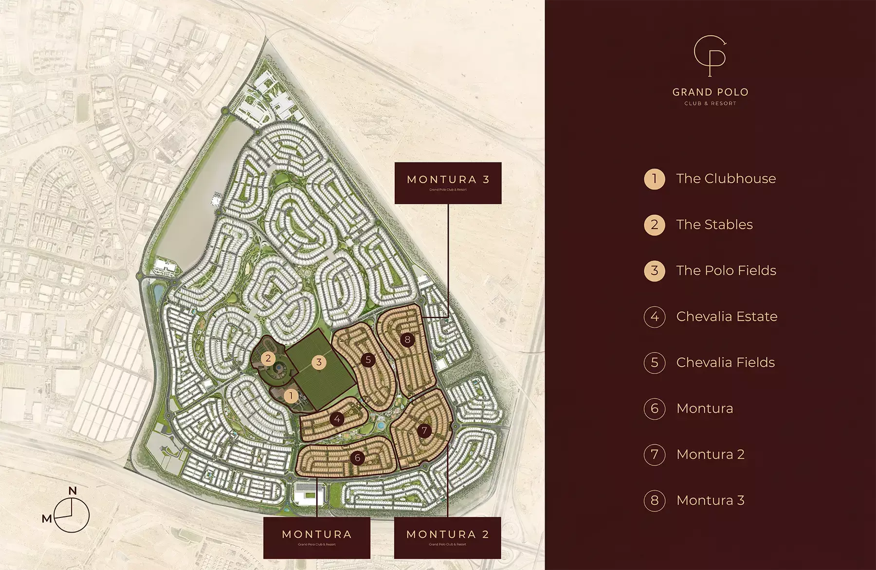 Montura 2 — masterplan marketing still from Property Finder