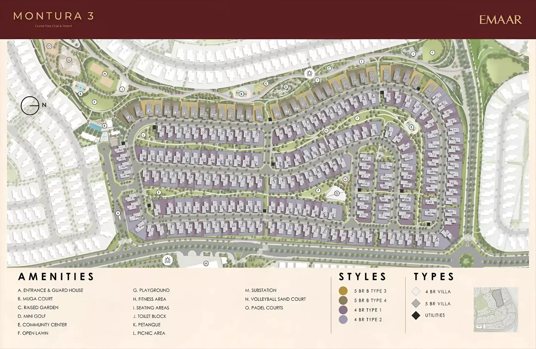 Montura 3 — masterplan marketing still from Property Finder