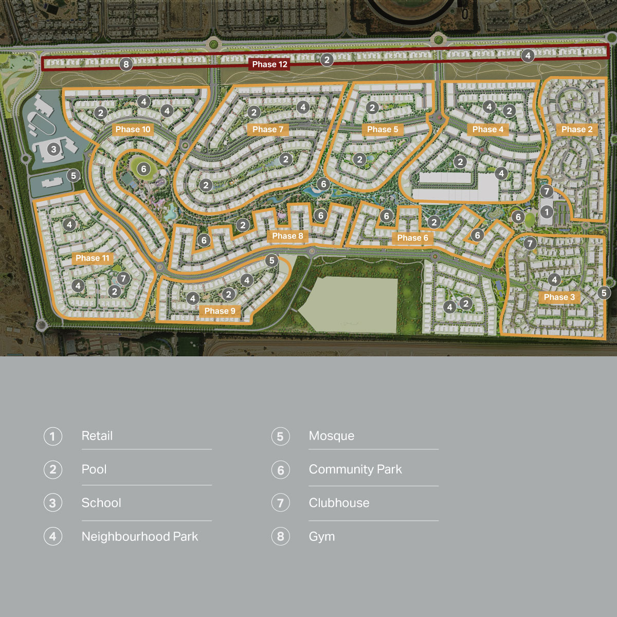 Nad Al Sheba Gardens Phase 12 — official Meraas P12 diagram marketing still