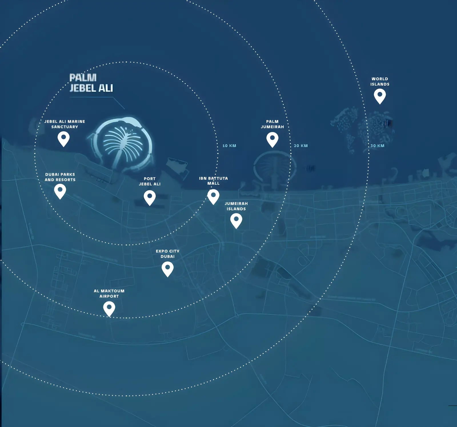 Beach and Coral Collection Frond B — masterplan marketing still (Property Finder)