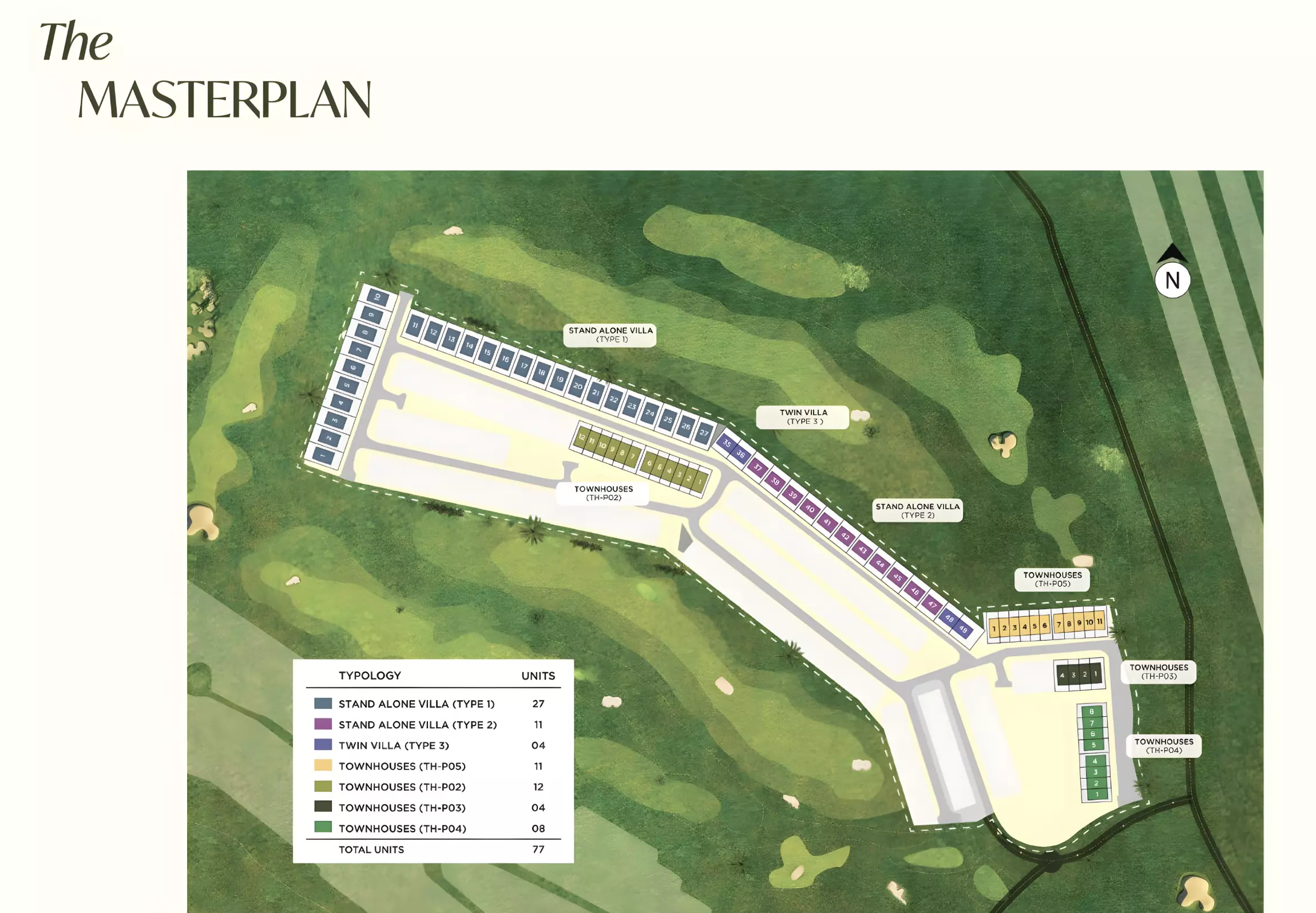 Terra Golf Collection Phase 2 — community masterplan marketing still