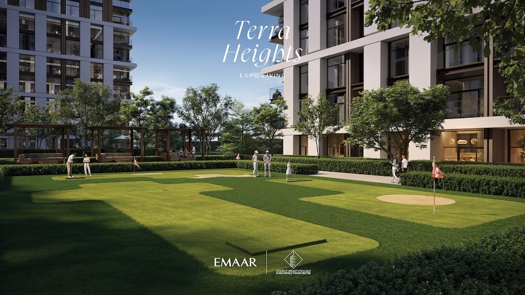 Terra Heights / Expo Living — community park marketing image