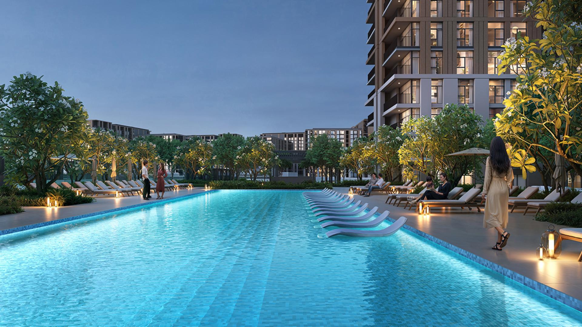 Terra Woods — pool and amenity deck render