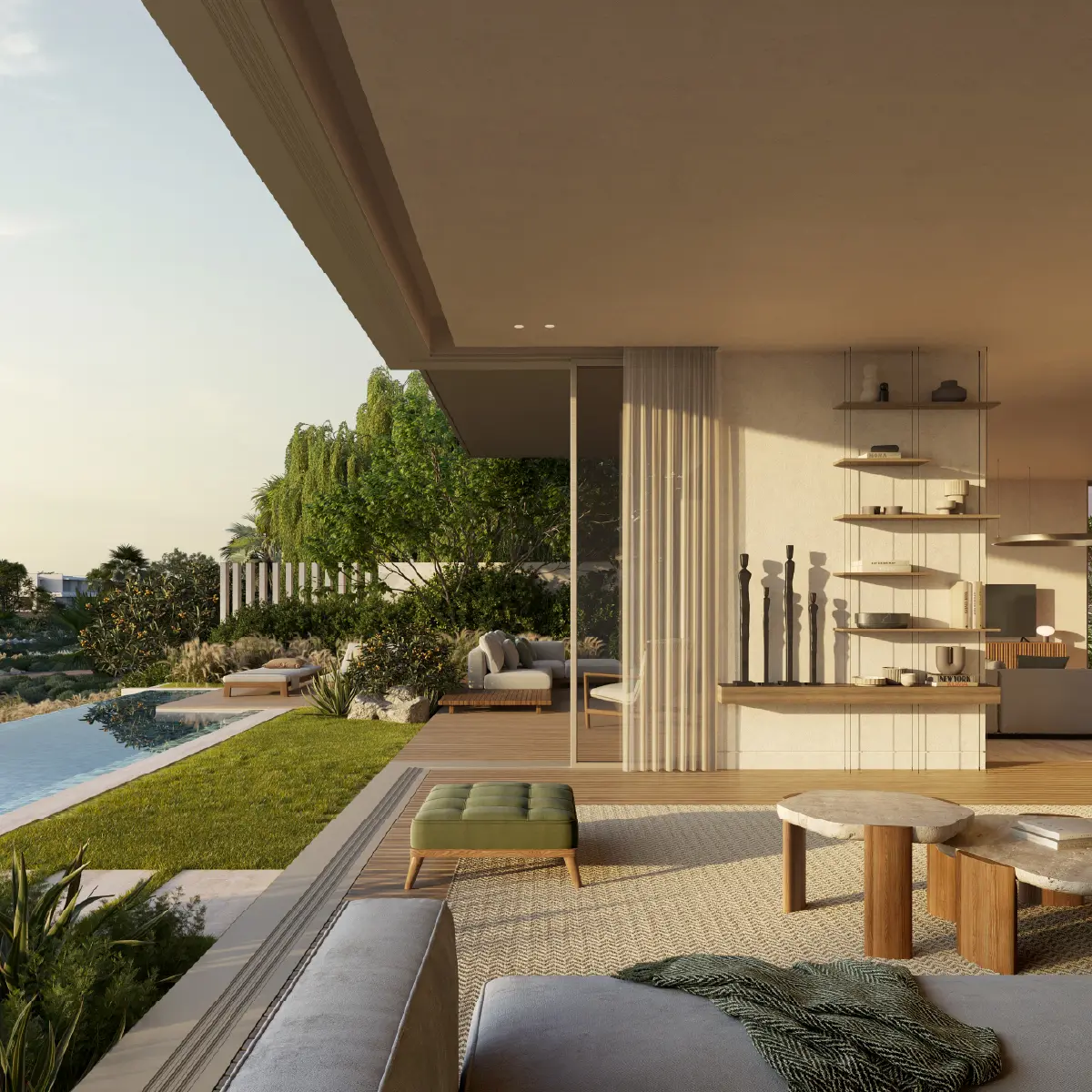 The Acres Estates — official Amber Collection 5-bedroom villa marketing still