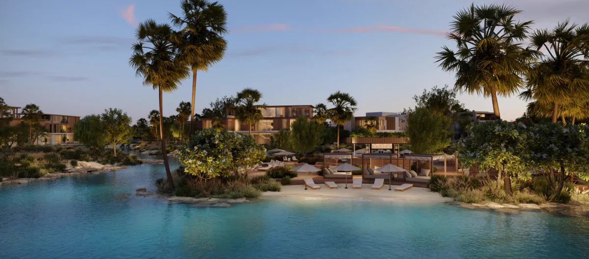 The Acres — Lagoon Garden landscape render