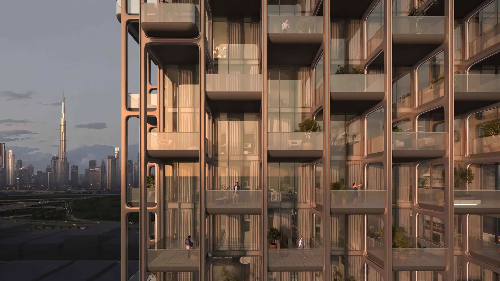 The Symphony by Imtiaz — official exterior marketing still of sculptural tower massing